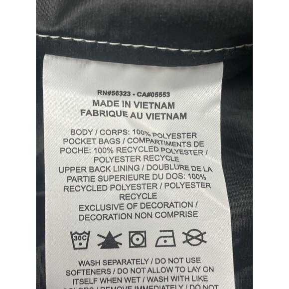 Nike Light Vented Zip Jacket Black Womens M Windbreaker With Zippered Pockets - Picture 7 of 16